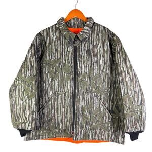 Walls Blizzard Pruf Reversible Realtree Jacket Vintage‎ 80s 35166 Camo Orange XL